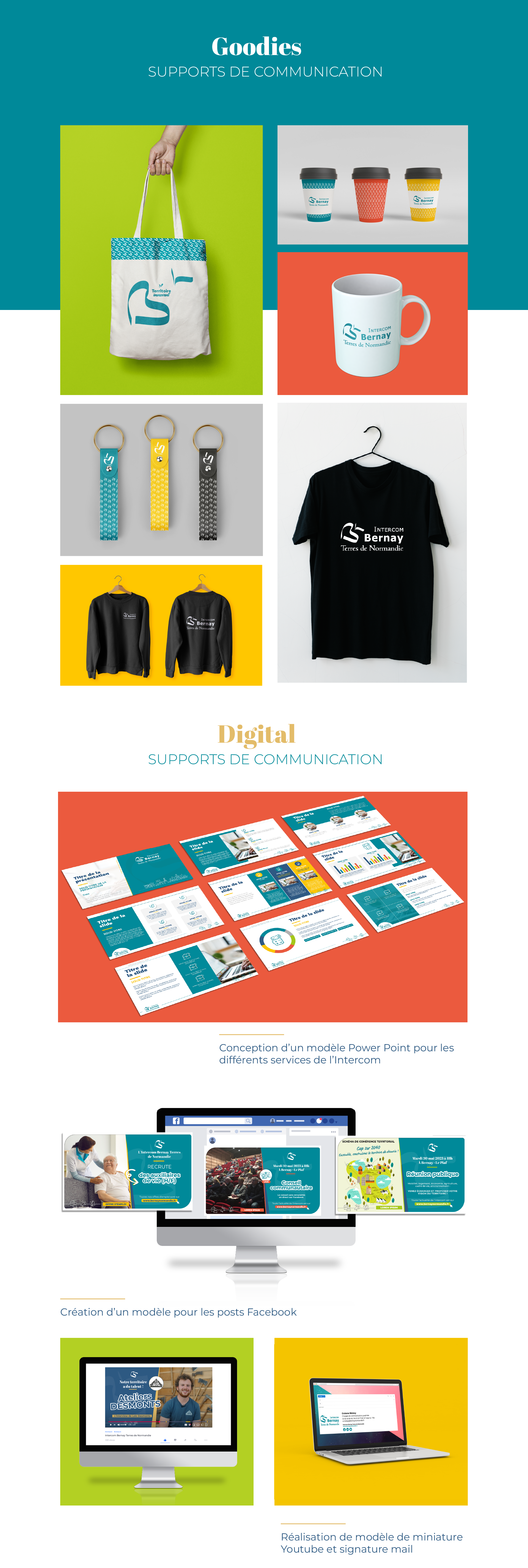 Identité visuelle - Intercom Bernay Terres de Normandie